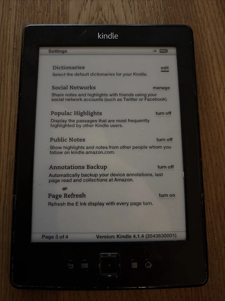 Kindle 4. Generation D01100 - E-Book-Reader - Bild 1 von 1