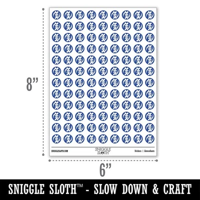 Paquete de pegatinas redondas Gye Nyame Adinkra símbolo africano Dios Fe Foto 1 de 4