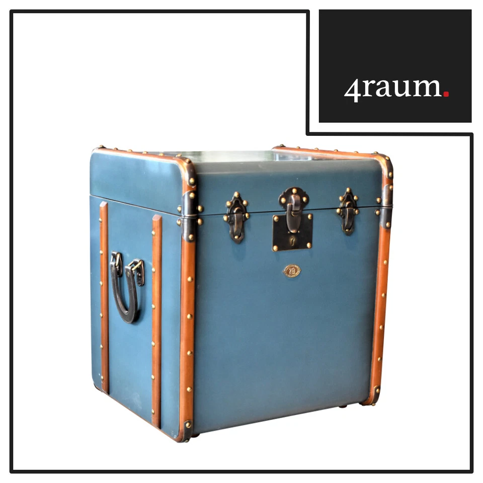 Authentic Models Stateroom End Table Truhe Couchtisch Ablage Deko Retro Vintage - Bild 1 von 4