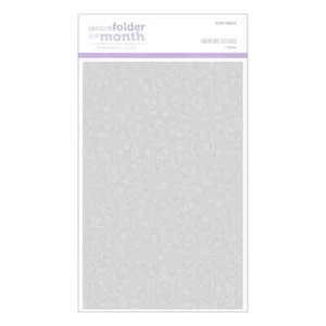 SPELLBINDERS Swirling Blooms Embossing Folder Club Excl EOM-Feb24 5.5"x8.5" - Picture 1 of 2