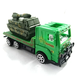 Militär Armee Cargo Truck Spielzeug mit grüner Tarnraketenwerfer - abnehmbar - Bild 1 von 12