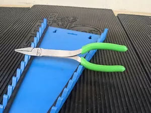 #bc253 NEW Snap On Tools 61cf 8" talon grip duck bill pliers green - Picture 1 of 13