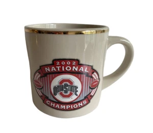 ohio state buckeyes football 2002 national champions mug cup w/ game schedule - Picture 1 of 7