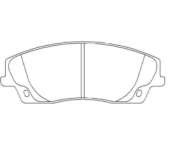 Para 2005-2020 Chrysler 300 conjunto de pastilhas de freio dianteiro 48258ZVSM 2006 2007 2008 2009 - Imagem 1 de 2