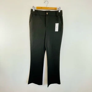 CLVB MENVS Sz 8 Black Straight Leg Pants Designer NWT - Picture 1 of 12