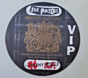 SEX PISTOLS the FILTHY LUCRE Aug 6 1996 US VIP PASS WASHINGTON DC G Mason U - Picture 1 of 2