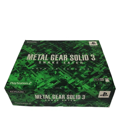 Metal Gear Solid Snake Eater Premium Package Limited Edition Ps2 Cover