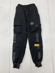 Unbranded Kids Black Drawstring Pants Size Large - Picture 1 of 5