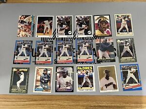 Tony Gwynn 68 Card Lot Excellent Condition San Diego Padres HOF Topps Donruss
