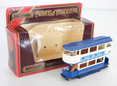 Matchbox Preston Tramcar Y15 Swan Soap Yesteryear Toy Vintage Boxed Collectible - Image 1 of 4