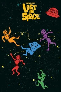 Lost in Space Floating Cast TV Show Cool Wall Decor Art Print Poster 24x36 - Picture 1 of 1