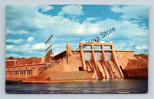 Postcard Davis Dam Colorado River Arizona Nevada Border - Bild 1 von 2