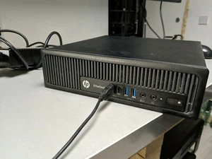 HP EliteDesk 800 G1 USDT Dual Core G3220 3.00GHz 4GB 120GB SSD samsung evo wifi - Afbeelding 1 van 12