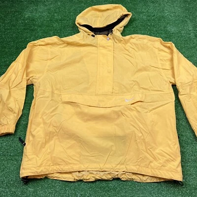 Pullover cortavientos Nike vintage años 90 etiqueta blanca amarillo talla juvenil grande (12-14) Foto 1 de 4