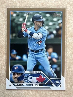 2023 Topps Series 2 Whit Merrifield Gold Parallel 133/2023 Blue Jays #381 - Image 1 of 3
