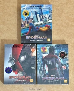 SPIDER-MAN (TOM HOLLAND) WEET COLLECTION (A2) 4K + BLU RAY STEELBOOK SET - NEW - Picture 1 of 19