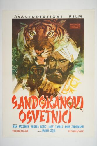 LE TIGRI DI MOMPRACEM / SANDOKAN THE TIGERS OF MOMPRACEM exYU movie poster 1970