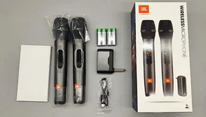 NEW JBL WIRELESSMICAM 2 Wireless Dynamic Microphones With Dual-Channel Receiver - Picture 1 of 6