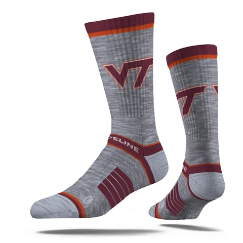 Strideline Virginia Tech Hokies Premium Wool Crew Socks Cover
