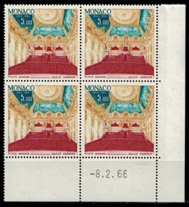 Coin daté du timbre Monaco PA N° 86 neuf ** MNH - Picture 1 of 1