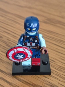 LEGO Zombie Captain America Marvel CMF Series 1 71031 - Picture 1 of 3