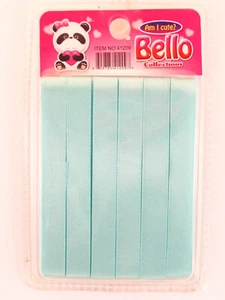 BELLO GIRLS LIGHT BLUE HAIR RIBBONS - 6 PCS. (41209) - Picture 1 of 1