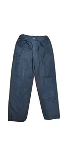 Vintage Bugle Boy Company Pants Sz 38wx32L Navy Khakis Chinos Straight Trousers - Picture 1 of 5