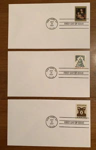 2007 CHRISTMAS Themed Set of 3 FDCs SC# 4206, 4207 & 4210 - Picture 1 of 8