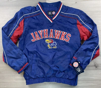 Chaqueta deportiva G-III Carl Banks KU Jayhawks University of Kansas talla juvenil S 8/10 Foto 1 de 4