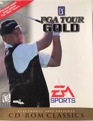 NOS 1997, 1998 EA Sports PGA Tour Gold CD Rom Classics Brand New Sealed - Image 1 of 4