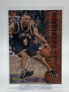 1995 Classic 5Sport Card #S24 Junior Burrough Virginia Cavaliers - Picture 1 of 2
