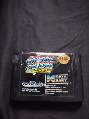 Captain America and the Avengers (Sega Genesis, 1992) Cartridge Only TESTED! - Image 1 of 3