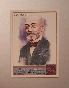 2011 Topps Allen & Ginter #107 L.L. Zamenhof Code Cards - Picture 1 of 1