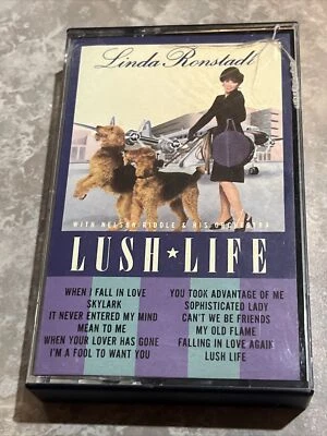 Linda Ronstadt Lush Life Audio Cassette Tape 1984 Asylum Records 60387-4 TESTED - Image 1 of 4