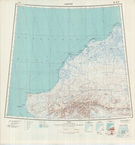 Russian Soviet Military Topographic Maps - BARROW (USA, Alaska), ed.1958 - Picture 1 of 3