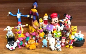 Vintage Lot of PVC California Raisin- Noid- Barney-Garfield Disney Characters - Picture 1 of 7