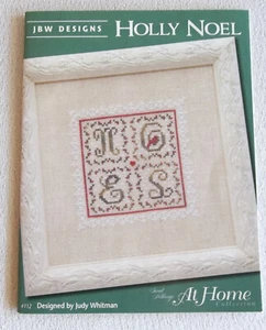 HOLLY NOEL Counted Cross Stitch Chart #112 - JBW DESIGNS - with floss -ShipsFree - Picture 1 of 6