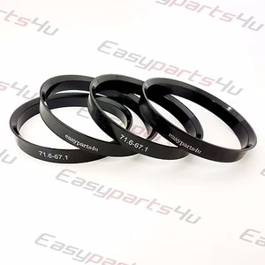 4x Zapfenringe 71,6mm - 67,1mm Umbau Zapfenringe für Alufelgen - Bild 1 von 3