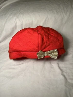 Gymboree Quilted Hat, Girls, Large, Salmon/Coral - Image 1 of 3