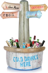 Aufblasbarer Getränkekühler Wegweiser – 60x90cm Beach Party Deko Kühler - Bild 1 von 12