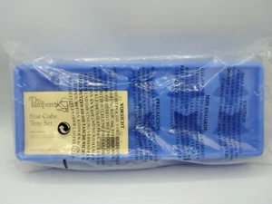 New Pampered Chef Star Ice Cube Trays Set of 2, Blue - Picture 1 of 4