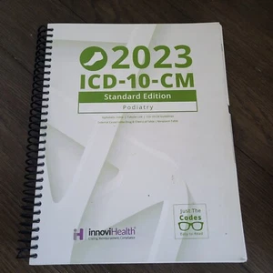 innovihealth 2023 icd-10-cm podiatry coding standard edition spiral - Picture 1 of 7