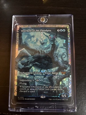 Overlord of the Floodpits (Showcase) (Fracture Foil) Duskmourn: House of Horror  - Image 1 of 4
