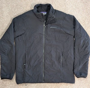Patagonia Nano Air Jacket Men's Size Large Black Brick Print Gorpcore - Picture 1 of 12