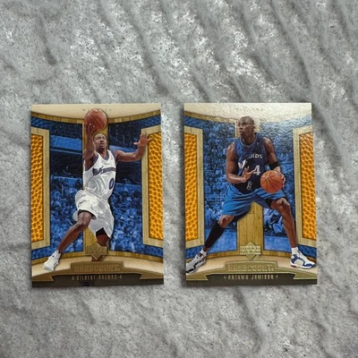 Lote de tarjetas UD Hardcourt Washington 2006-07 Gilbert Arenas #98 Antawn Jamison #100 Foto 1 de 4