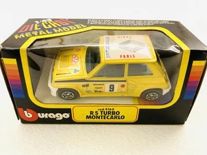 Modellino R 5 TURBO MONTECARLO, Burago scala 1:43 - cod 4160 IN BOX - Vintage - Foto 1 di 3