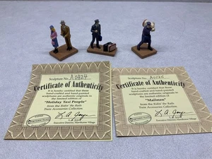 Juego de 3 figuras de Hawthorne Village Riding the Rails 2008 - Imagen 1 de 3