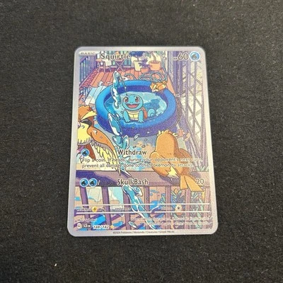 💦Gold Metal Squirtle 148/142 Fan Art Card Collectible/Gift/Display💦 - Image 1 of 2
