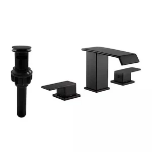 AIMADI 327633294 8" Widespread Double Handle Waterfall Bathroom Faucet - Picture 1 of 13