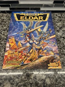 Warhammer 40k Eldar Codex 1994 2nd Edition Vintage OOP With Cards - Picture 1 of 6
